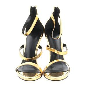 Assorted Brands Gold Strappy Heels 5.5